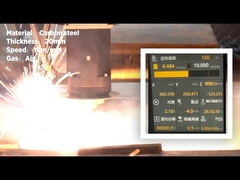 การตัดเลเซอร์ไฟเบอร์ขนาด 60kW (ซีรีส์ Thunder) การแสดง --- การตัดเหล็กคาร์บอนขนาด 20 มม